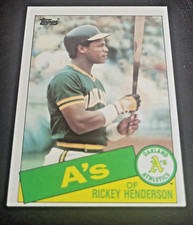 Rickey Henderson 1985 Topps # 115