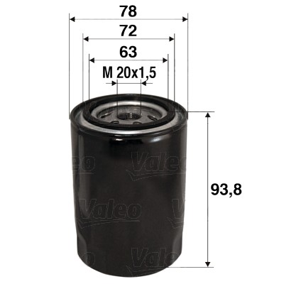 Fits VALEO 586080 OIL FILTER - SPIN-ON TYPE  ⭐UK Stock⭐