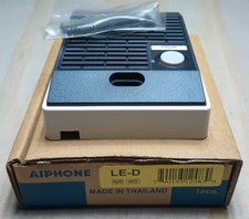 AIPHONE LED LE-D Surface Mount Door Station Kit - Plastic Cover, Push button