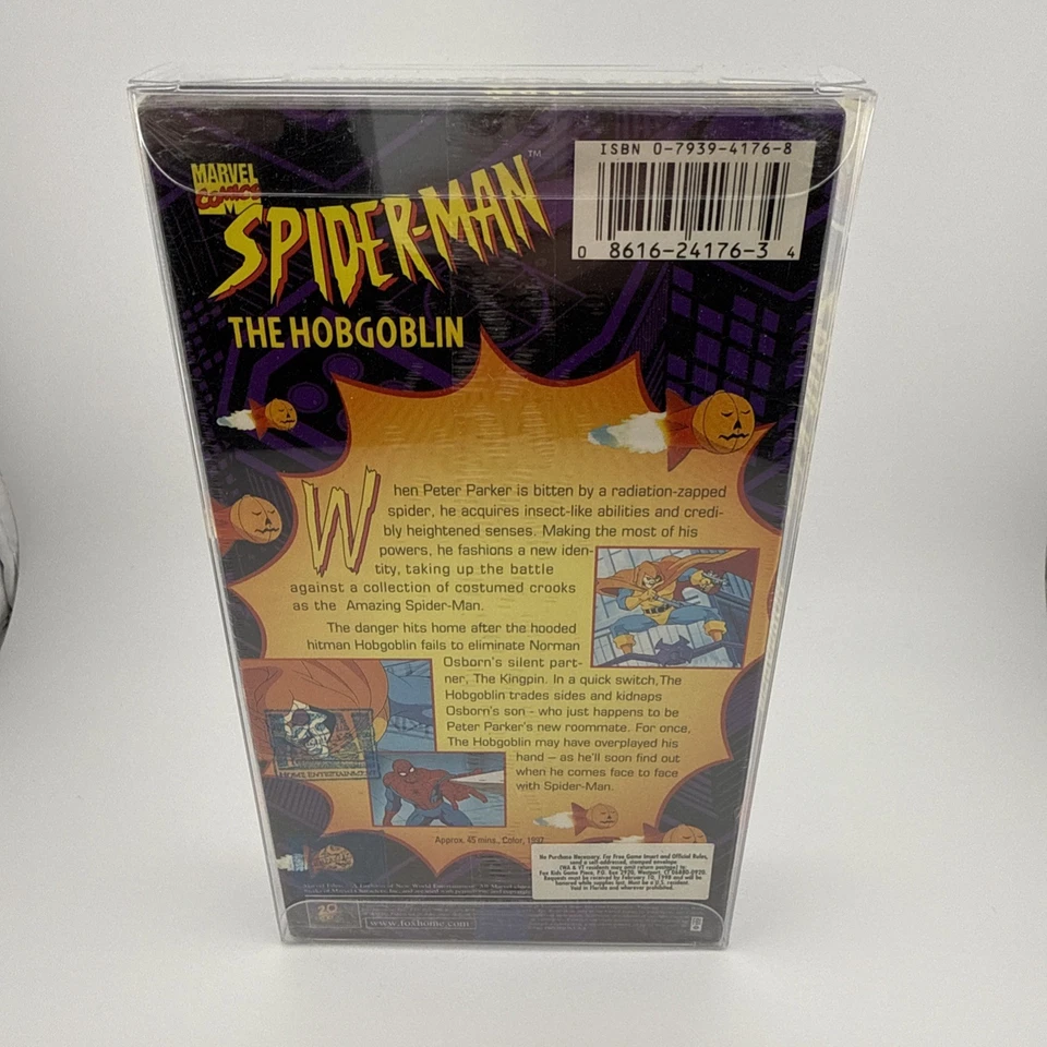 Spider-Man: The Hobgoblin Marvel Comics (VHS) 1997 Fox Kids NEW SEALED CASE - Image 2 of 4