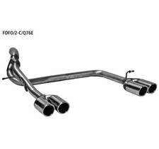 Bastuck Duplex Sportauspuffanlage Ford Focus 2 CC Cabriolet je 2x76 gerollt