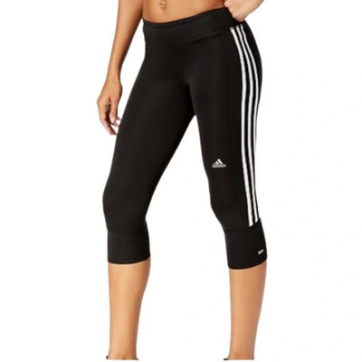 Adidas Response Climalite Womens Medium Black 3/4 Running Capri Tights BQ2083 M