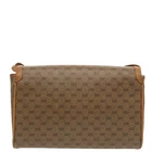 Sac bandoulière GUCCI Micro GG Supreme PVC beige or authentique th5417