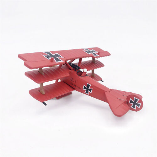 1:72 Scale Alloy Diecast Military Model Germany World War I Fokker Dr-I Fighter - Picture 16 of 22