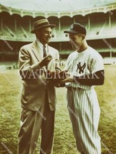 E529 Mickey Mantle - Mel Allen Yankees 8x10 11x14 16x20 Oil Painting Photo