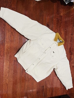 Rare DS Supreme Schott Canvas Jacket Carhartt L Tan  Dickies Work Denim Detroit