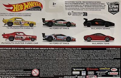 Hot Wheels Premium Car Culture 2 Pack McLAREN SENNA / 720S IN HAND
