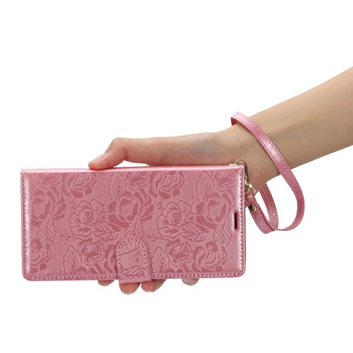 Floral Embossed Wallet Case For Samsung Galaxy S25 S24 S23 S22 S21 S20+ FE Ultra - Picture 52 of 57