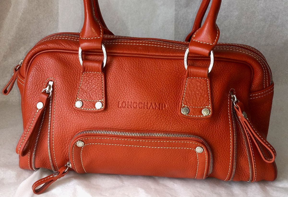 ボブ様　LONGCHAMP　Borse in Pelle　セット販売 LONGCHAMP FRANCE RODEO LUXE COGNAC PEBBLED LEATHER TOTE SHOULDER