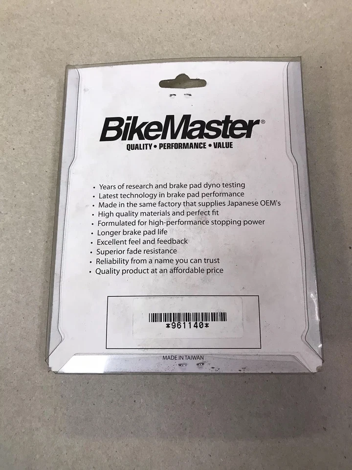 (2) BikeMaster Brake Pads Semi-Metallic Yamaha Set 96-1140 #208 - Image 2 of 2