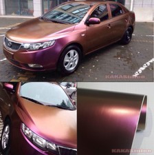 50ft X 5ft Entire Car Wrap Glossy Flat Chameleon Vinyl Sticker Gold Purple - Cf