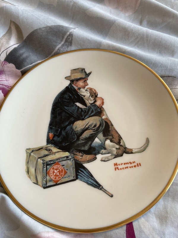 Norman Rockwell Plate Pals