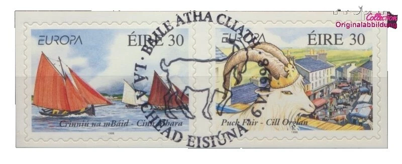 Estampillas de Barcos y botes usado irlandés