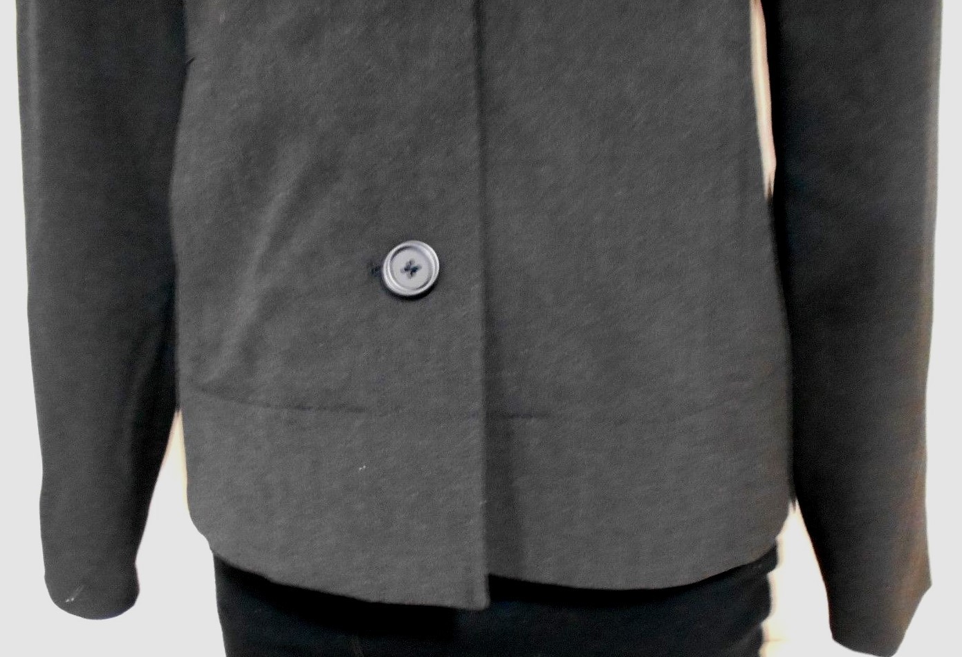 Chico's  Dark Gray 4 Button Fall Winter Career Bl… - image 3