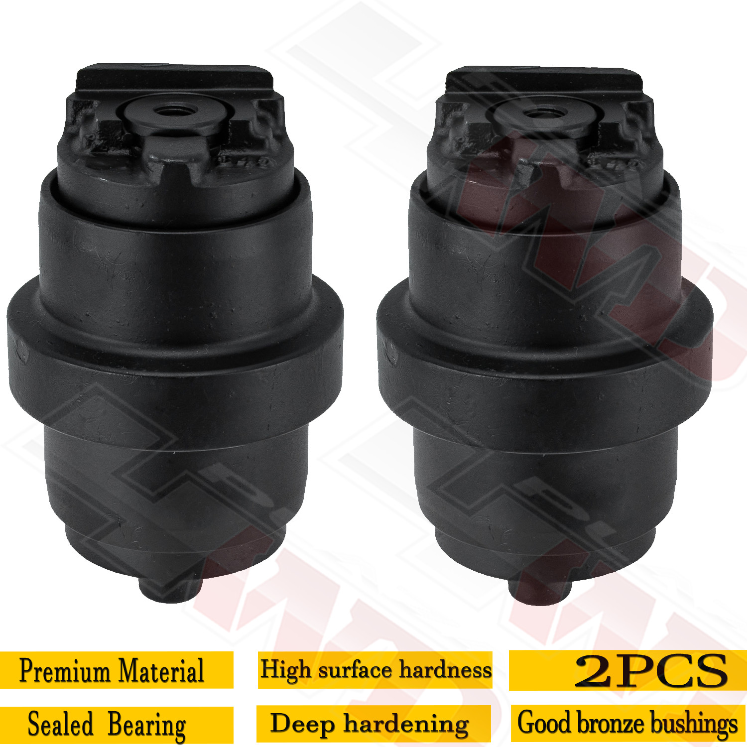 2x Bottom Roller Track Roller For John Deere 27D Excavator Undercarriage