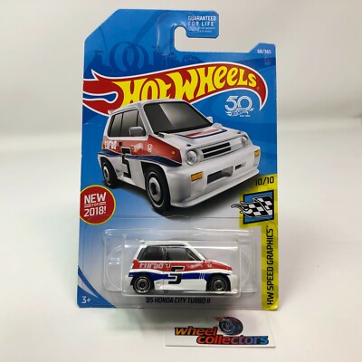 85 Honda City Turbo II #68 * White * 2018 Hot Wheels * WC7