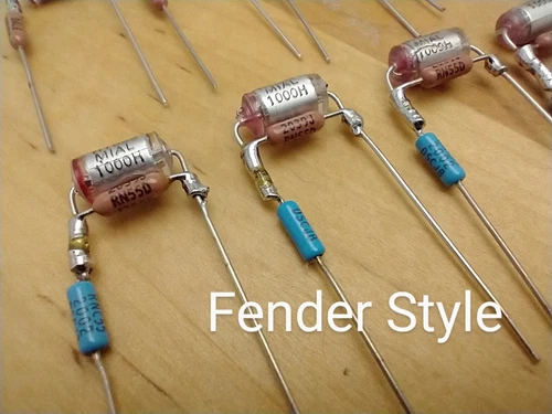916 Pickups - (1pc) Fender Style Treble Bleed Circuit Volume Mod. Foil Cap 