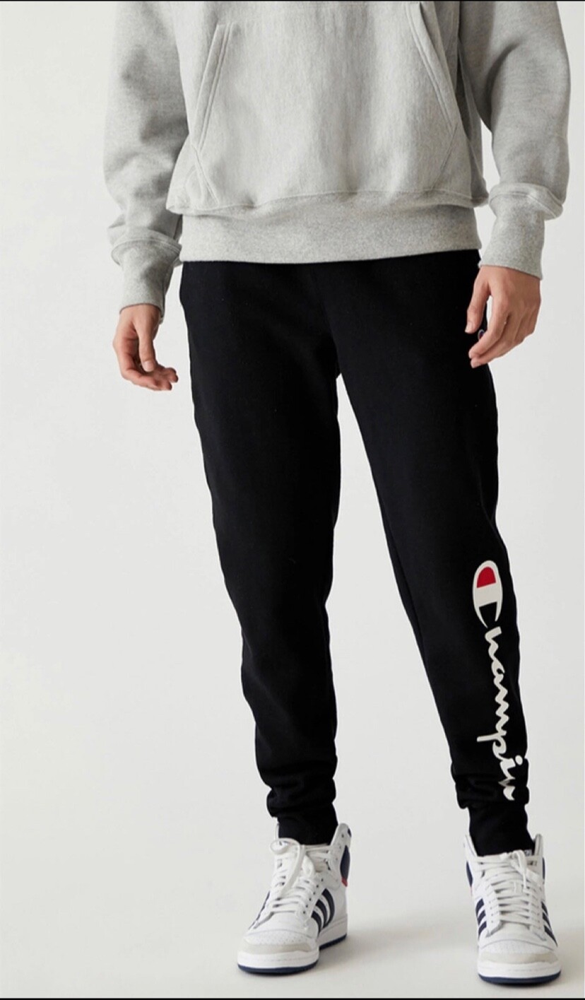 Champion Medium Gray Fleece Sweatpants with Comfort Fit-image