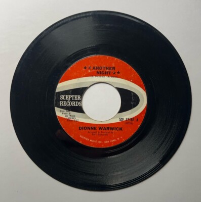 Go With Love / Another Night Dionne Warwick 45 RPM Vinyl Record