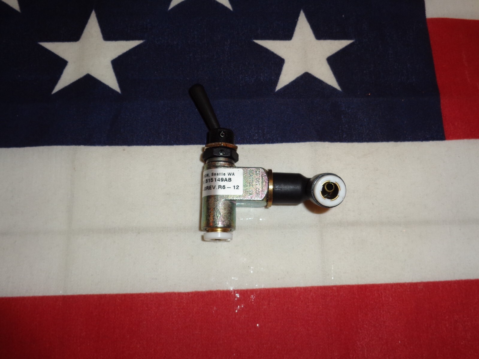 Red Dot Rd557210 Black Toggle Air Switch With Quick Connect Fitting