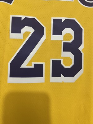Nike Lebron James 23 Lakers Cw3669 734 Authentic NBA