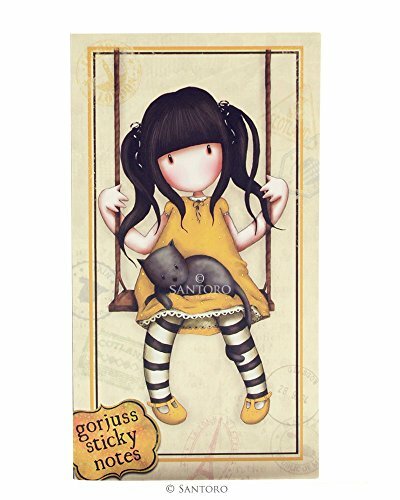 SANTORO GORJUSS STICKY POSTIT GORJUSS GIALLO