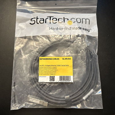 StarTech 5m Cisco Compatible SFP+ 10GbE Twinax Direct Attach Cable SFPCMM5M 16.4