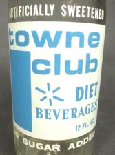 vintage ACL Soda POP Bottle:  DIET TOWNE CLUB of WARREN, MICH  --  12 oz ACL