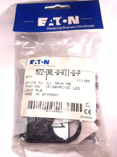 EATON MOELLER M22-DRL-W-K11-W-P ILLUMINATED PUSH BUTTON WHITE 1NO/1NC - 19 AVAIL