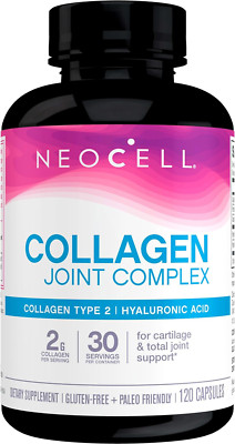 NeoCell Joint Complex, Collagen Type 2 Hyaluronic Acid Glucosamine, 120 Capsules