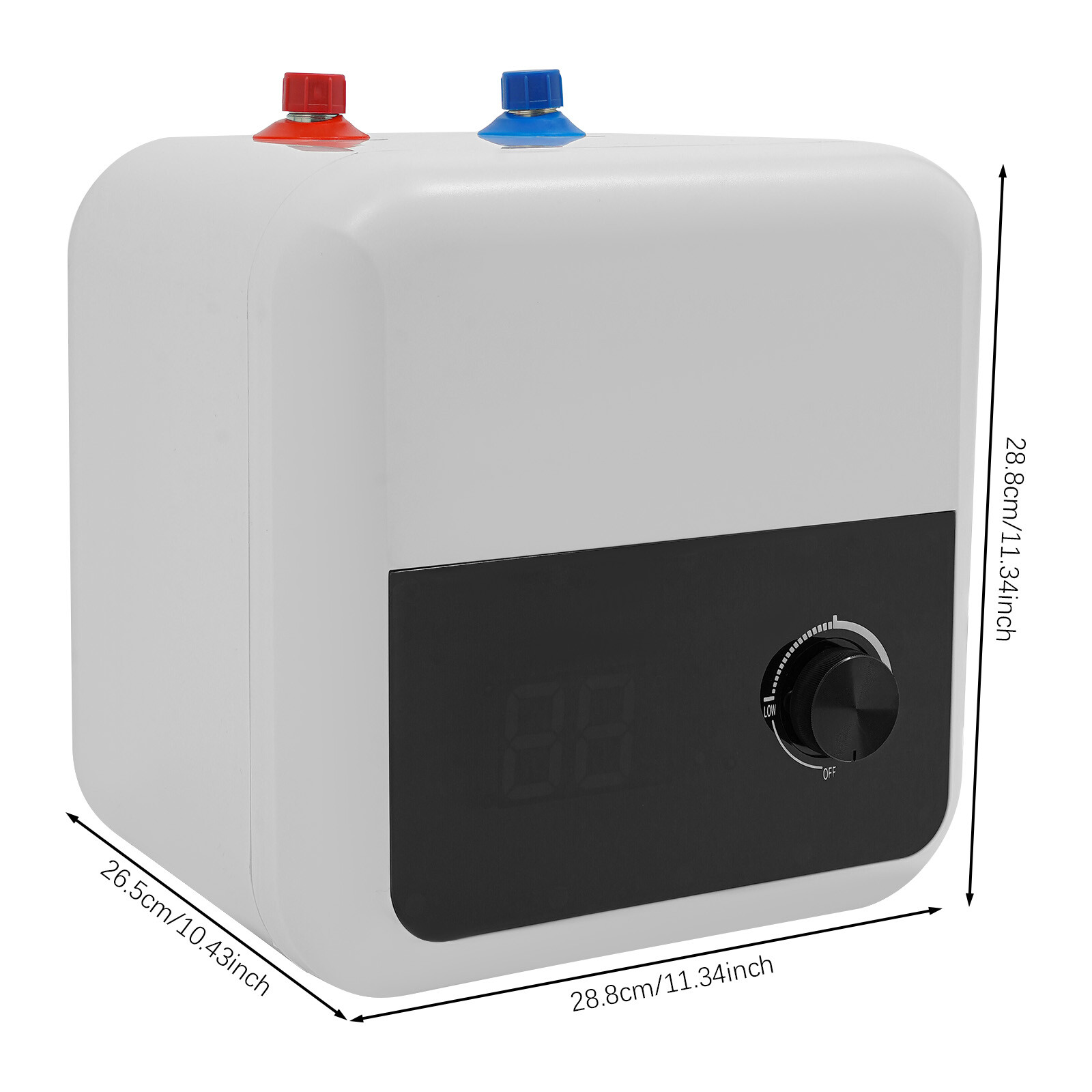 8L Electric 1500W 110V Tank Water Heater Kitchen Bathroom Storage Water Heater