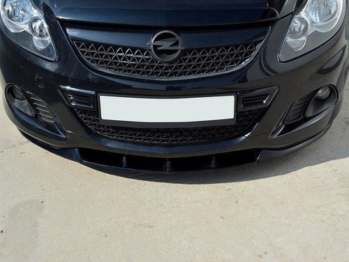 Front Diffuser Diffusor Maxton Design Gloss Black Abs For Vauxhall Corsa D Vxr - Picture 4 of 5