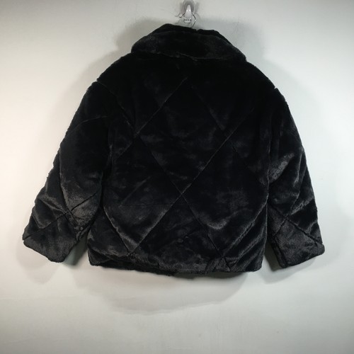 Abercrombie & Fitch Faux Fur Zip Coat, Size M - Black Women's - 第 2/10 張圖片