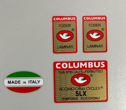 Columbus SLX frame +2 fork decals for campagnolo equip bike