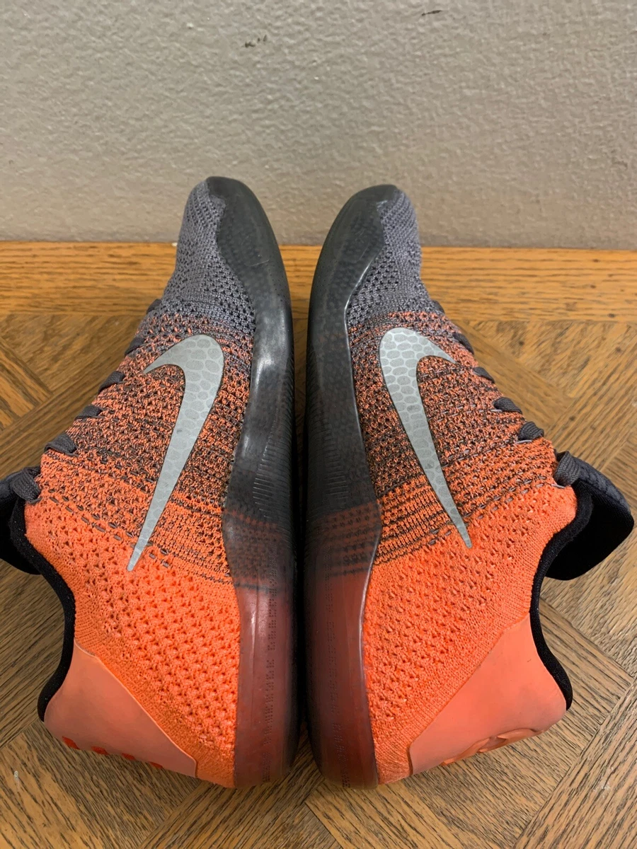 Nike Kobe 11 Easter Elite Low Basketball Gray Mango 822675 078 Men s SZ 8