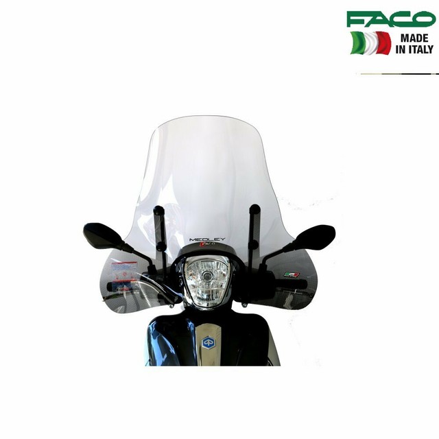 Parabrisas Pantalla Alto FACO Set Montaje Para piaggio beverly 125 200 Parabrisas Pantalla Alto FACO Set Montaje Para piaggio beverly 125 200