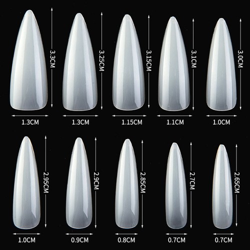 100 Pcs False Nails Wearable Fake Nails Full Cover Nail Tips Press On Nail - Picture 39 of 128