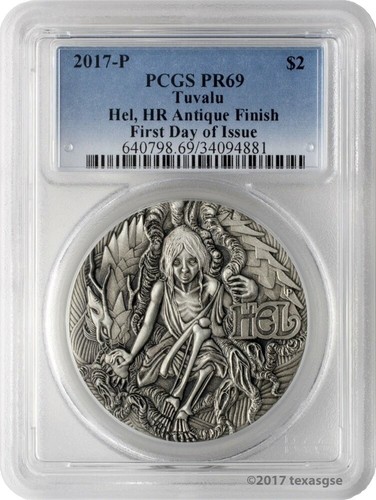 Turks and Caicos Islands 20 crowns Hummingbird Fauna PR 69 PCGS