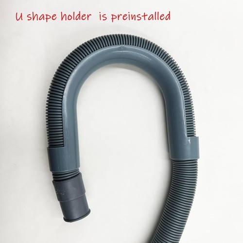Flexible 6Ft Washing Machine Drain Hose Kit with Adapter Clamps U-Bend for La... - Picture 8 of 9