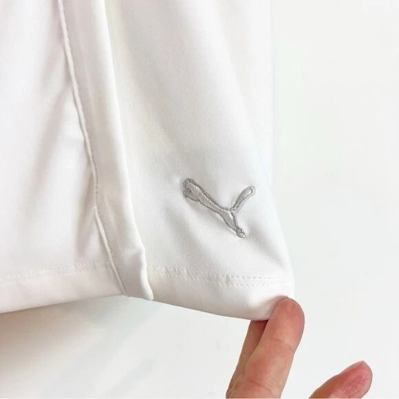 SKORT DE TÊNIS DE GOLFE FEMININO PUMA BRANCO ATLÉTICO ACTIVEWEAR TAMANHO PEQUENO - Imagem 2 de 4