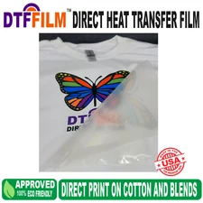 DTF Film US A3 Heat Transfer Cotton Sheets Hot Peel for DTF Epson Inkjet Printer