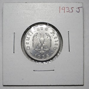 Germany 1935 J 50 Reichspfennig, KM#87 Unc Details