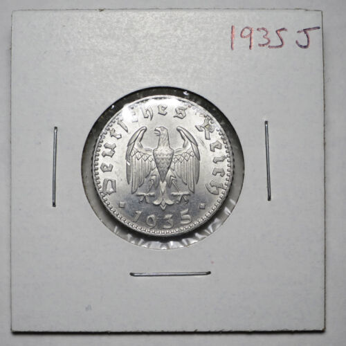 Germany 1935 J 50 Reichspfennig, KM#87 Unc Details