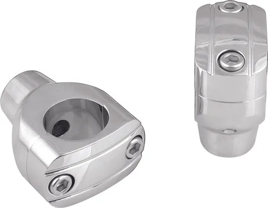 HD Chrome Handlebar Risers 2 Rise for 1 Handlebar V-Rod Muscle 09-17 | eBay