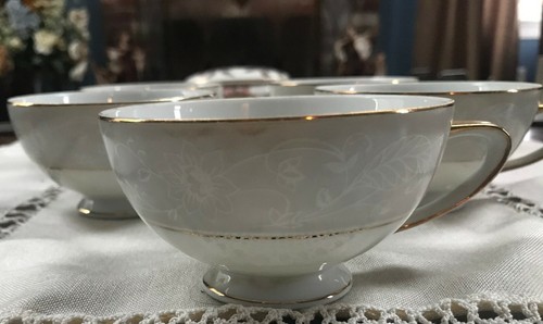 La Belle by Harmony House China, Coffee Cups, #3677, Set of 5 - 第 1/4 張圖片