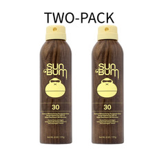 Lot of 2 Sun Bum Original Sunscreen Spray SPF 30 - 6oz Exp 2028 3.67 per gallon