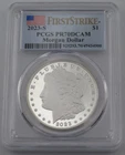 2023 S PCGS PR70 DCAM Morgan Silver Dollar $1 First Strike Label 49434900