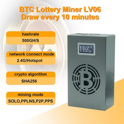 500GH/S With BM1366 Asic Chip Silent Bitcoin Solo Mini Miner Support Sha256 