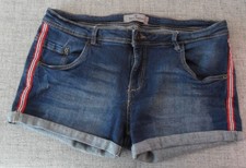 Blue Motion  Jeans Shorts kurze Hose dunkelblau Streifen rot weiß blau Gr. 44