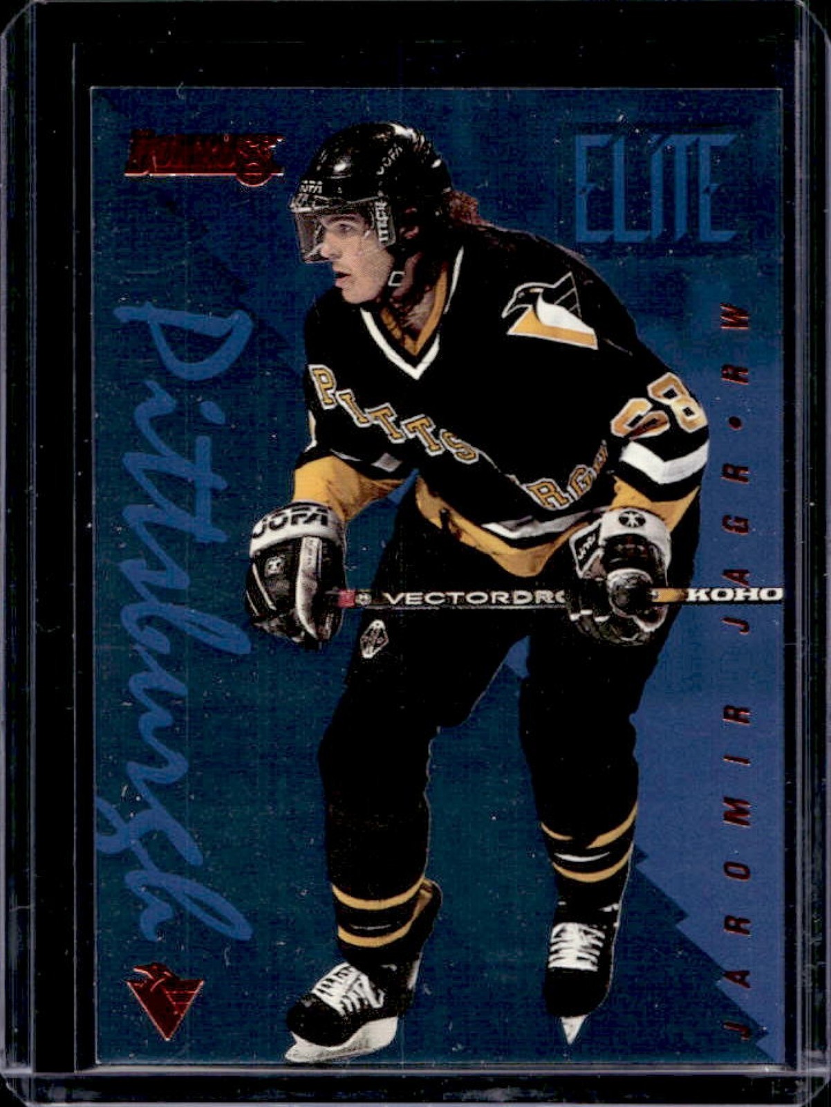 1995-96 Donruss Jaromir Jagr Elite Inserts #4606/10000 Penguins